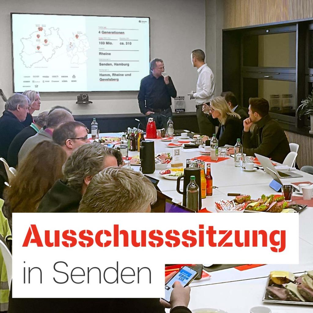 Ausschusssitzung in Senden